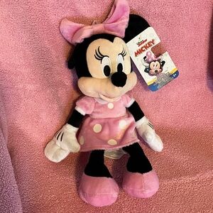 Disney Minnie Mouse Plush in Pink and Black